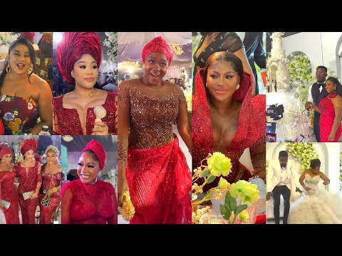 Sehen Sie sich die Hochzeitszeremonie von Destiny Etiko, Mercy Johnson, Ekene Umenwa, Lizzy Gold ...