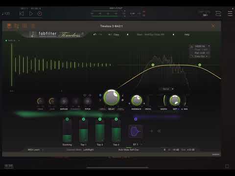 Timeless 3  - Basic Tutorial & Preset Run Through with Guitar - Demo for iOS