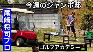 【ジャンボ邸練習場】佐久間朱莉プロ・尾崎将司プロジャンボ尾崎ゴルフアカデミー⛳️