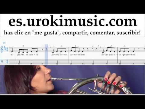 Como Tocar Trompa J. Balvin, Willy William - Mi Gente Tablatura Parte#2 um-i927