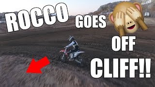 ROCCO&#39;S MOTORCYCLE GOES OFF CLIFF