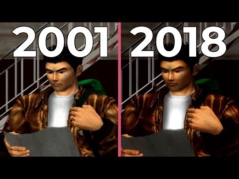 Shenmue II – Dreamcast (2001) vs. PS4 (2018) HD-Port Graphics Comparison