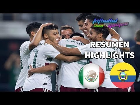 Mexico vs Ecuador 3-2 Goles Resumen Amistoso Internacional 2019