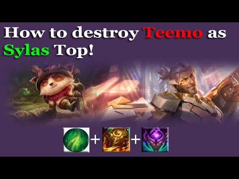 How to Destroy Teemo as Sylas Top!
