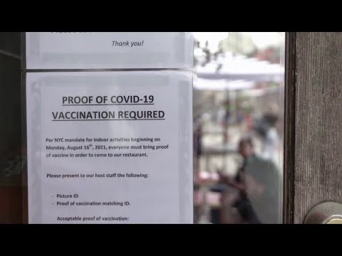 NYC Restaurants Push Back To Block COVID–19 Vaccine Mandate