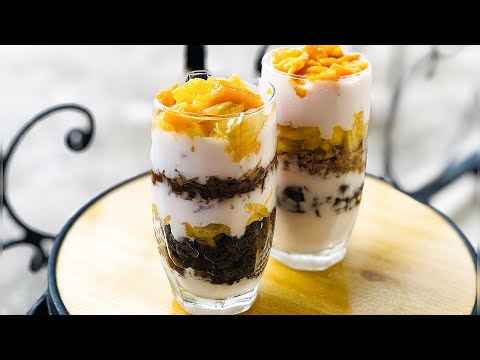 HOW TO MAKE MOUTH WATERING YOGHURT PARFAIT-THE MOST DELICIOUS DESSERT RECIPE EVER.