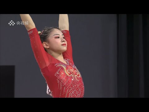 🥇 Li Shijia Beam Finals 2021 Chinese Championships 15.033