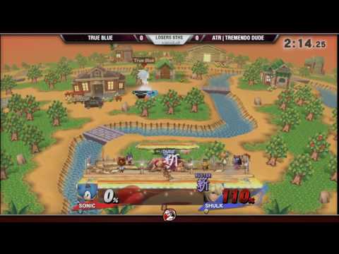 VS Weekly 1/5/17 - Losers 8ths - True Blue (Sonic) vs. Tremendo Dude (Shulk) - Smash 4