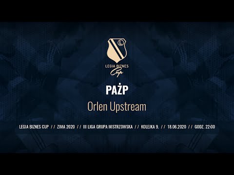 Skrót spotkania PAŻP - Orlen Upstream ( Legia Biznes Cup Zima 2020 )