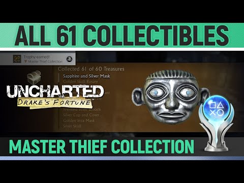 Uncharted 1: Drake's Fortune Remastered - All Treasure Collectibles & Strange Relic 🏆 - Trophy Guide