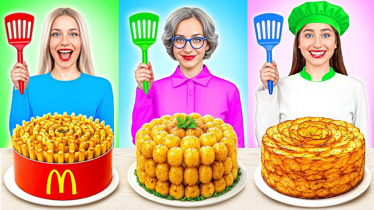 Me vs Grandma Cooking Challenge | Fantastic Kitchen Battle by Multi DO Challenge