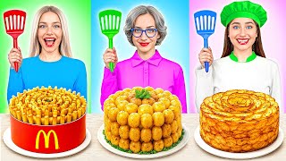 Me vs Grandma Cooking Challenge | Fantastic Kitchen Battle by Multi DO Challenge