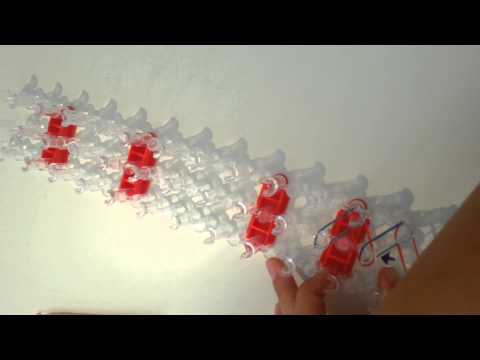 Mein 1.  RainbowLoom-Armband (Anleitung deutsch )