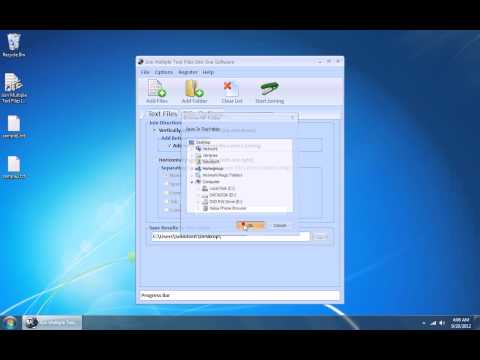 Join Multiple Text Files Into One Software