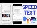 Google Assistant On Android Vs On IOS Vs Siri Speed Test