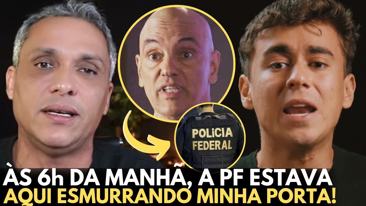 Moraes manda PF fazer busca e apreensão na casa de Gayer e Nikolas Ferreira comenta