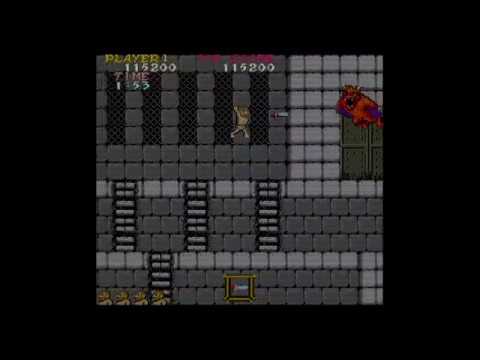 Ghosts'n goblins   Makaimura section  5 vers no boss because no cross