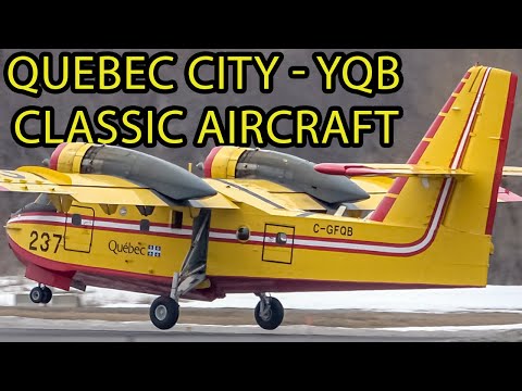 The Very BEST of Quebec City (YQB) Plane Spotting! Classic CL-215, B732, C130 and much more!