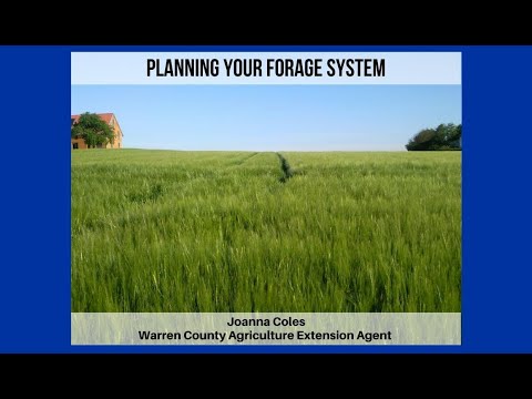 Planning your Forage System