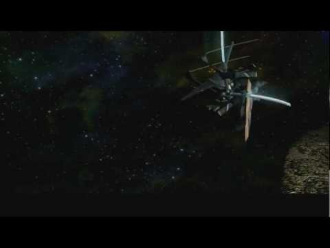 Xenosaga III HD Cutscene 020 - Margulis's Assault (Gedalya Space) - ENGLISH - SWIMSUIT MODE