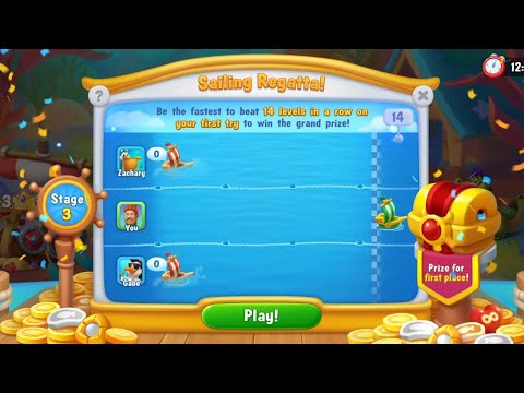 @Fishdom Win Strikes Level 11325 - 11330. Sailing Regatta Stage 3 Completed