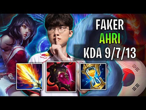 FAKER LEGENDARY AHRI! - T1 Faker Plays Ahri Mid vs Sylas! | Patch 2025.S1.3