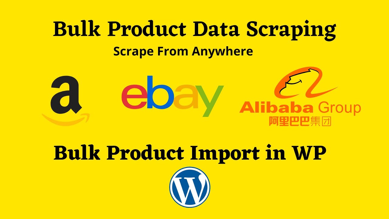 Scrape Bulk Product Data From Anywhere