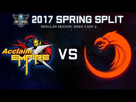 Pro Gaming Series 2017 Spring Split Week 3 Day 2 - AEX vs TNC