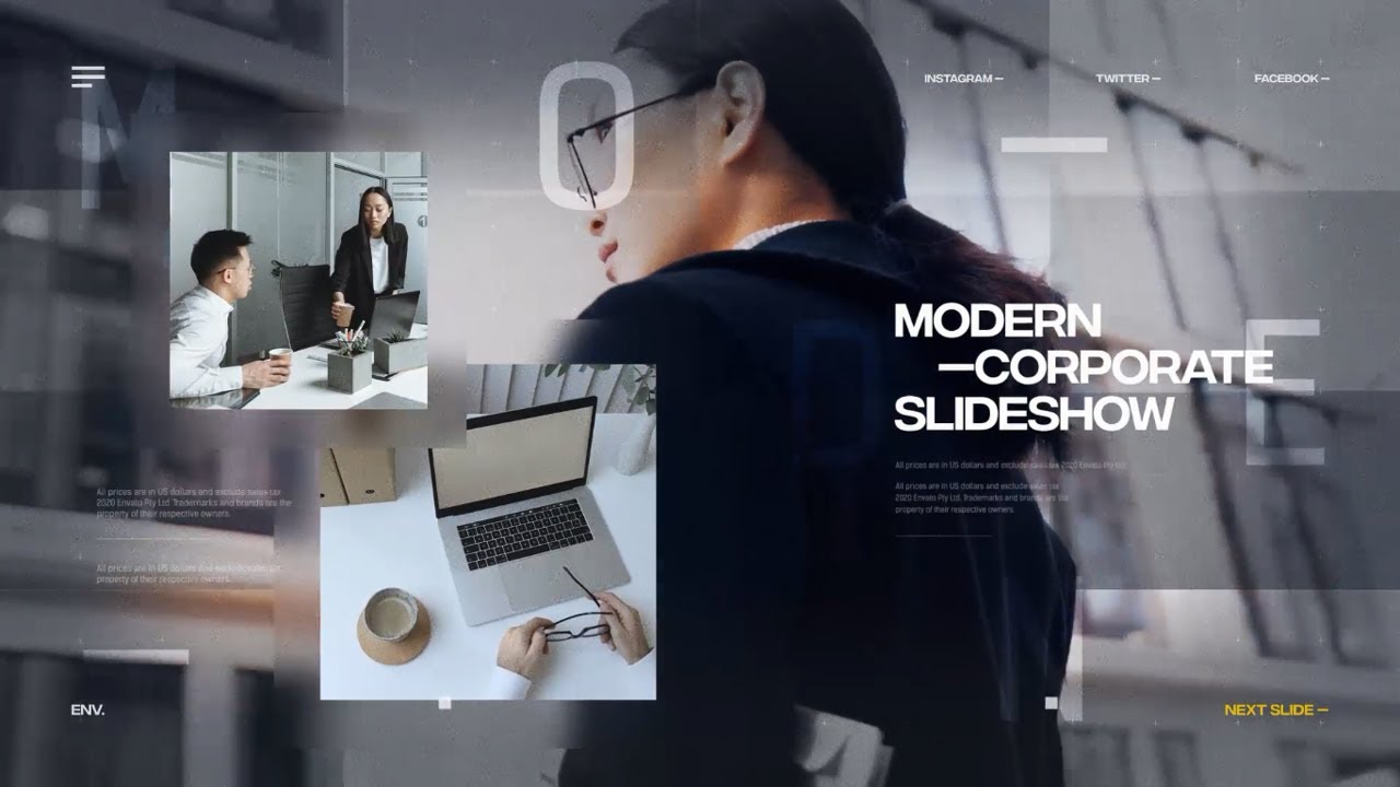 Presentation Video of Business - After Effects Template