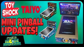 Toy Shock Mini Bar Top Pinball Update! Real Photo & Updated Pricing!