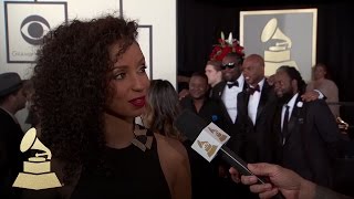 Mya | Red Carpet | 58th GRAMMYs