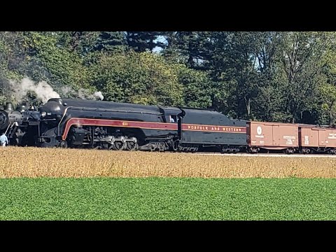 N&W 611 Leads Classic Freight Consist @ Strasburg Railroad! [10-5-19]