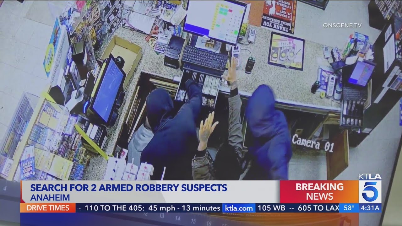 Armed suspects hold up liquor store near Disneyland
