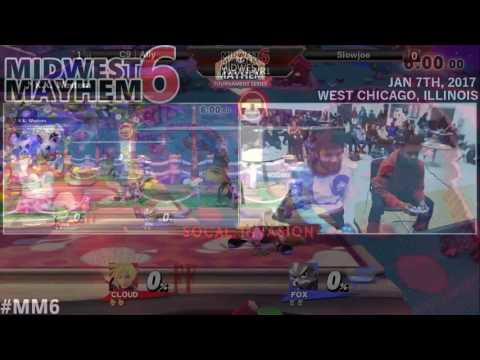 Midwest Mayhem 6 Top 64: C9 l Ally (Mario, Cloud) vs. Slowjoe (Fox)