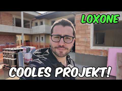 Existing building + extension - insights from a #loxone construction site! 🏡✨