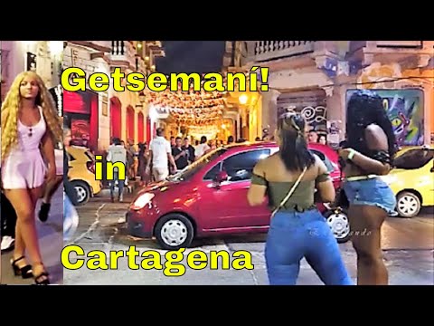 Gethsemani die Nachbarschaft von Rucksacktouristen Cartagena Kolumbien bevorzugt