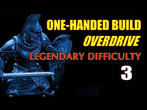 Skyrim Walkthrough Legendary - One-Handed Build Overdrive #3, Bizniz, Potions & To Forsaken Cave