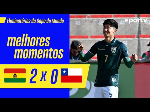 Gols e lances de Bolívia x Chile