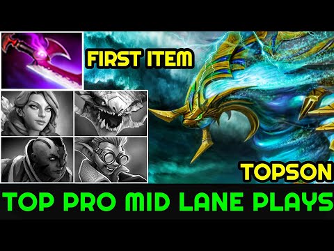 Topson [Morphling] Epic Silver Edge Build Top Pro Mid Lane Plays 7.23 Dota 2
