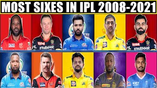 Most Sixes in IPL | Most Sixes in IPL From 2008-2021 | Chris Gayle Most Sixes | Most Sixes in 2021 |