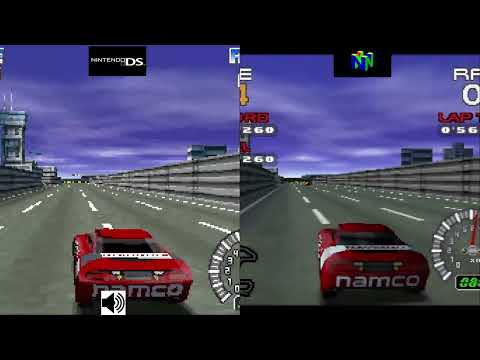 Ridge Racer DS VS N64 Console Vs Console