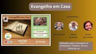 Não basta ver - Tema do nosso Evangelho em Casa