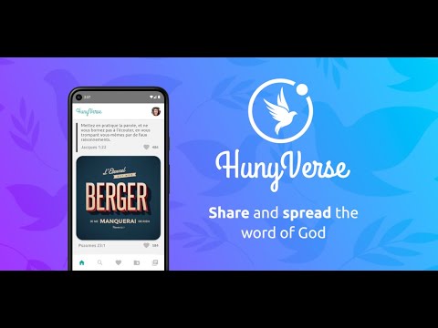 HunyVerse - Share Bible verses Video