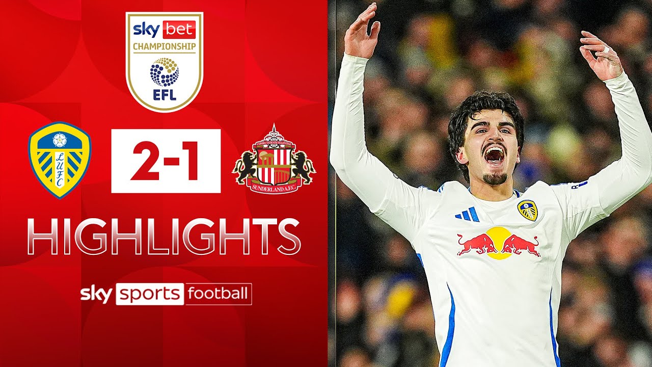Lightning STRUIJKS twice in Leeds comeback ⚡️ | Leeds 2-1 Sunderland | Championship Highlights