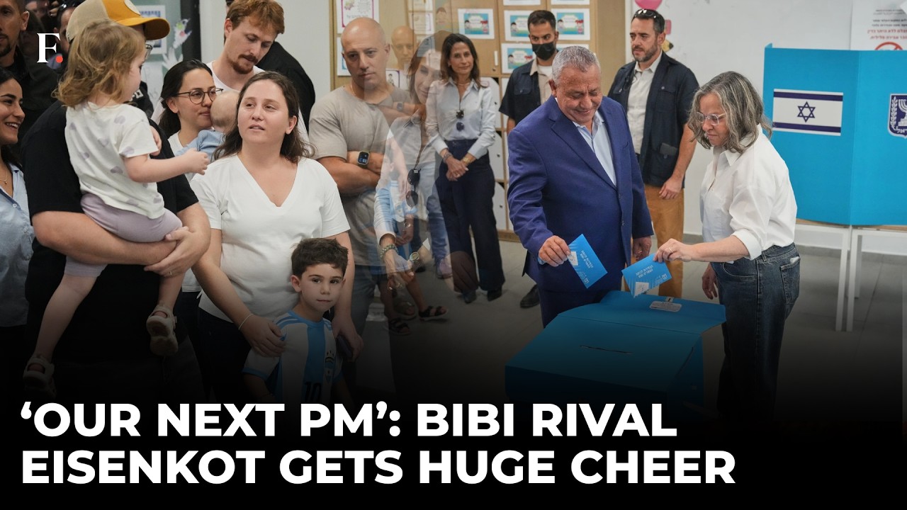 ‘Israel's New PM’: Netanyahu Rival Eisenkot Gets Rock-Star Welcome At Polling Booth | Viral Moment