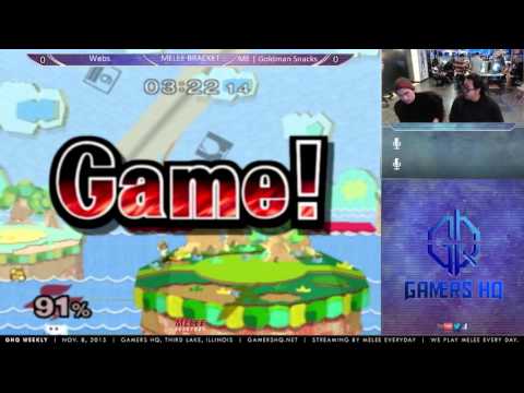 GHQ Weekly [11/15/15]: ME | Goldman Snacks (Fox) vs. Webs (Marth)