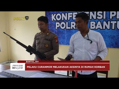 PRESISI UPDATE : POLRES BANTUL KONPERS KASUS CURANMOR 20/01/2025 18.00