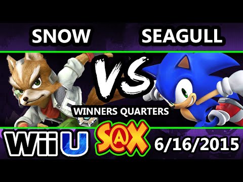 S@X 102 - Snow (Fox) vs NS | Seagull (Sonic) SSB4 Winners Quarters - Smash Wii U - Smash 4