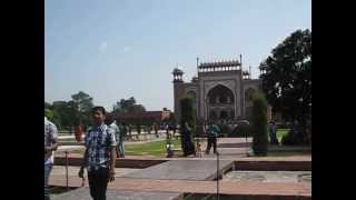 Inside the Gates of the Taj Mahal