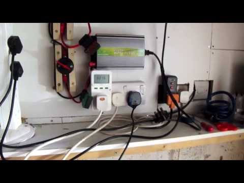 Solar grid tied garage setup UK - More panels and re-wire